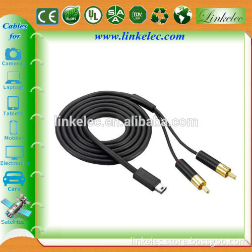 High quality male to male 1m 2m 3m 5m rca usb cable